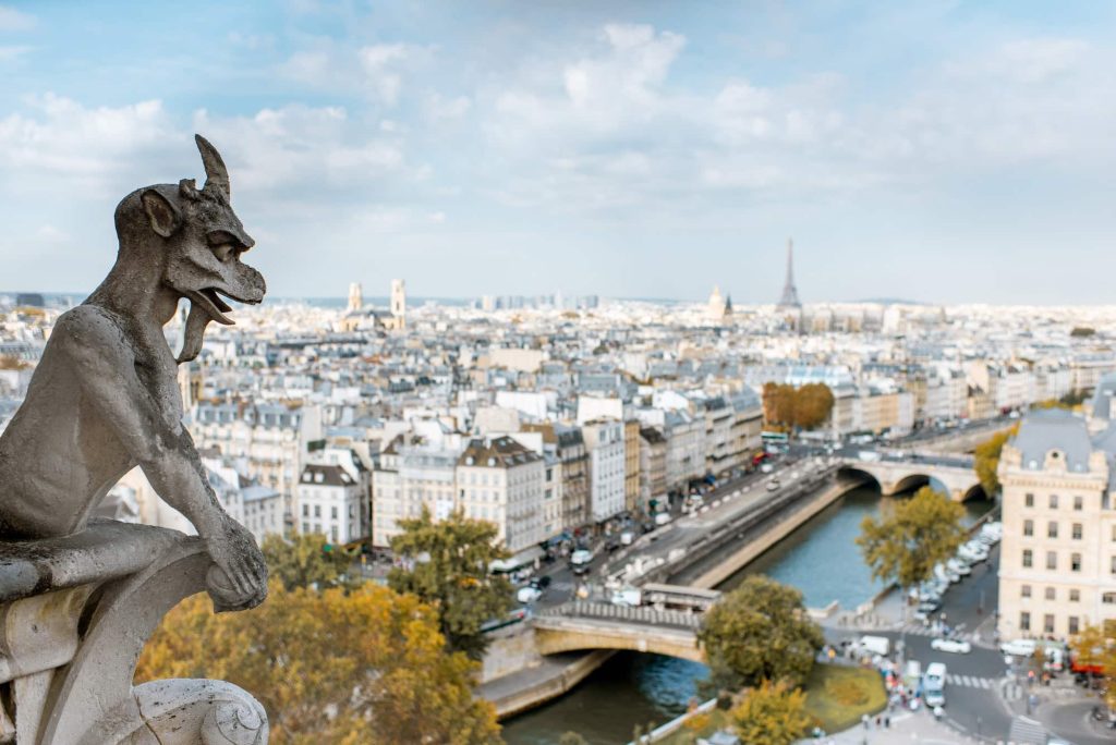 Zicht vanop de Notre Dame 