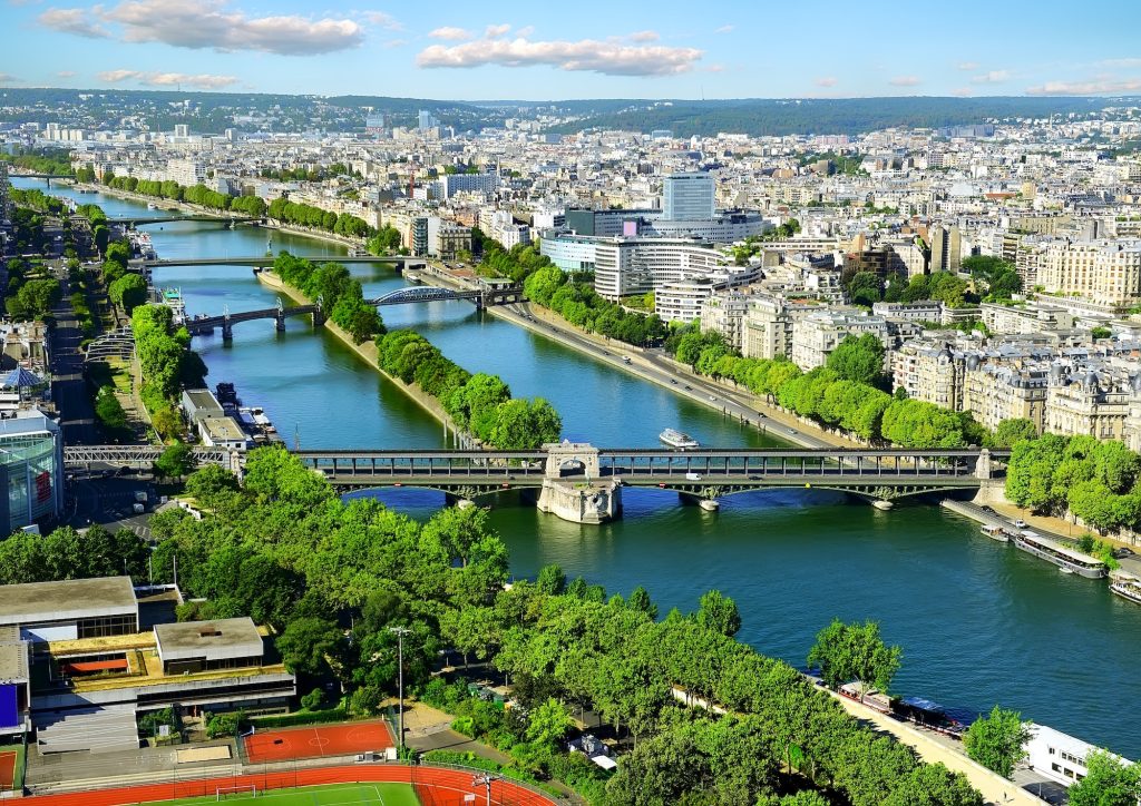 Zicht over de Seine 