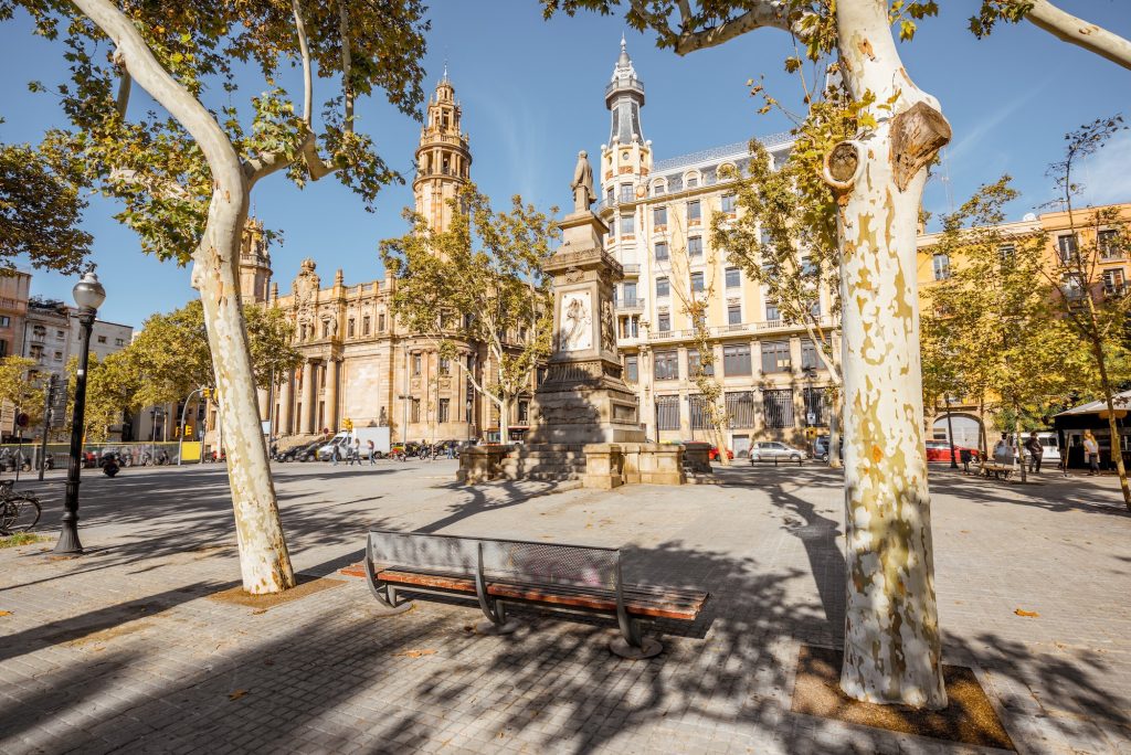 Barcelona stad zicht
