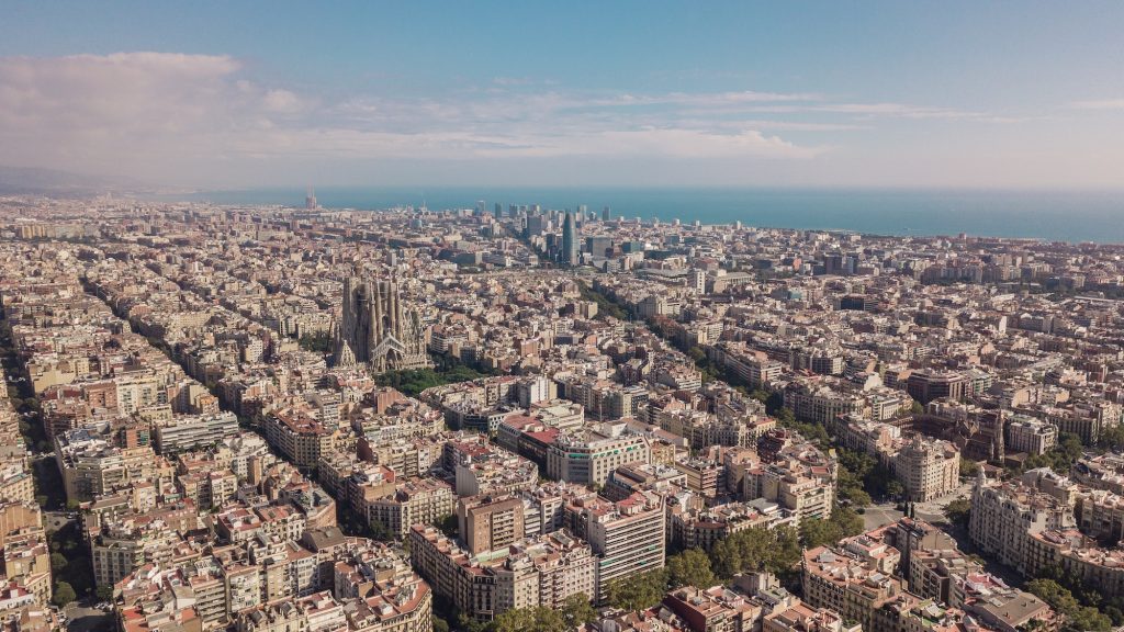 Barcelona stads landschap