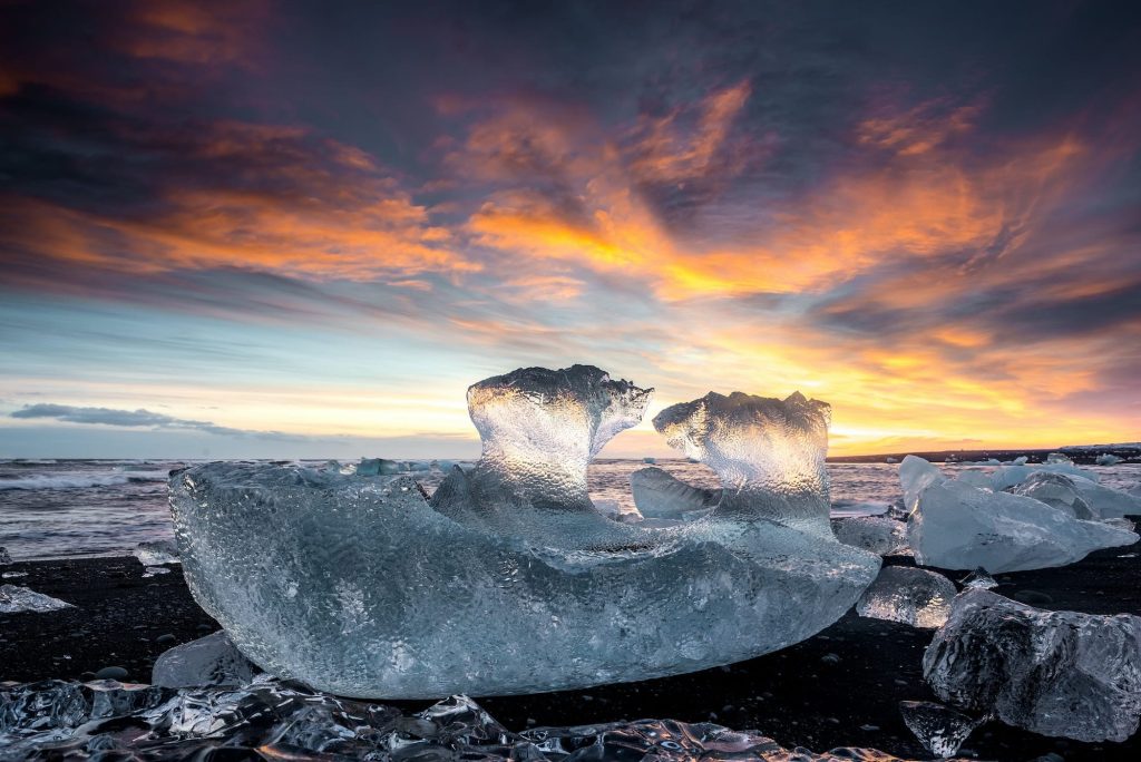 Diamond beach IJsland 