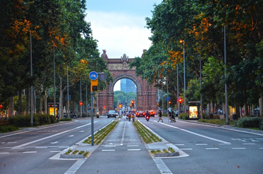 Arc the Triomphe in Barcelona