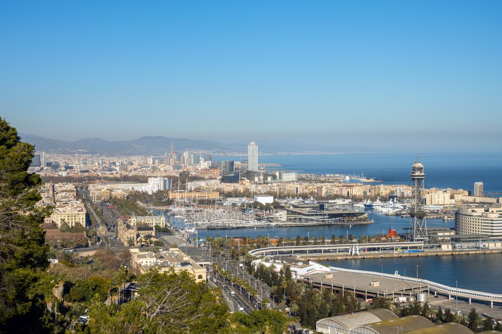Kustlijn van Barcelona