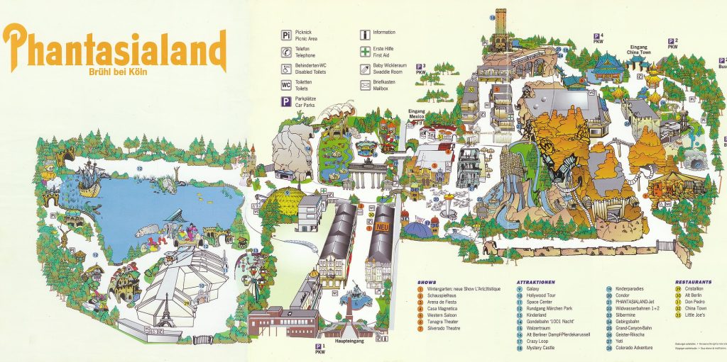 Phantasialand map