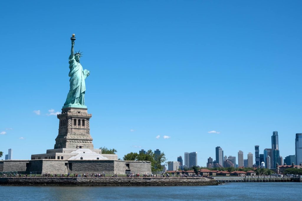 Het vrijheidsbeeld New York City