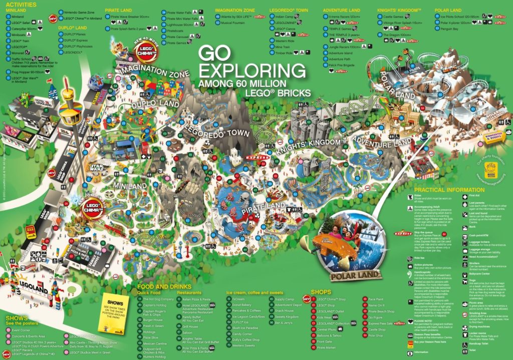 Legoland-Denemarken-kaart
